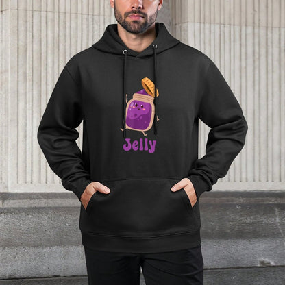 Peanut Butter  Jelly Matching Couple Halloween Best Friends Layering Staple Hoodie