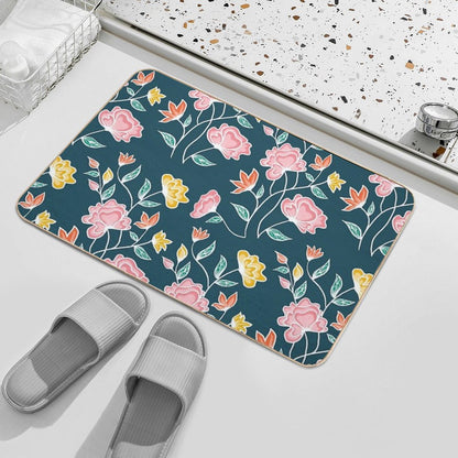 Villa Florals  Absorbent Bath Mat