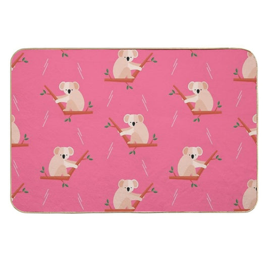 Koala Party  Long-Lasting Bath Mat