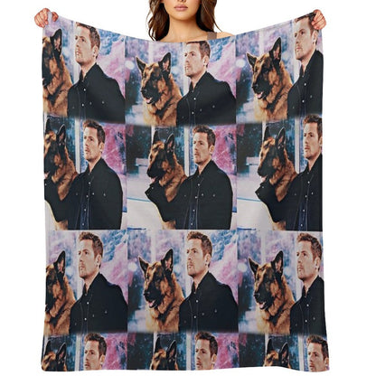 Hudson And Rex Compact Throw Blanket
