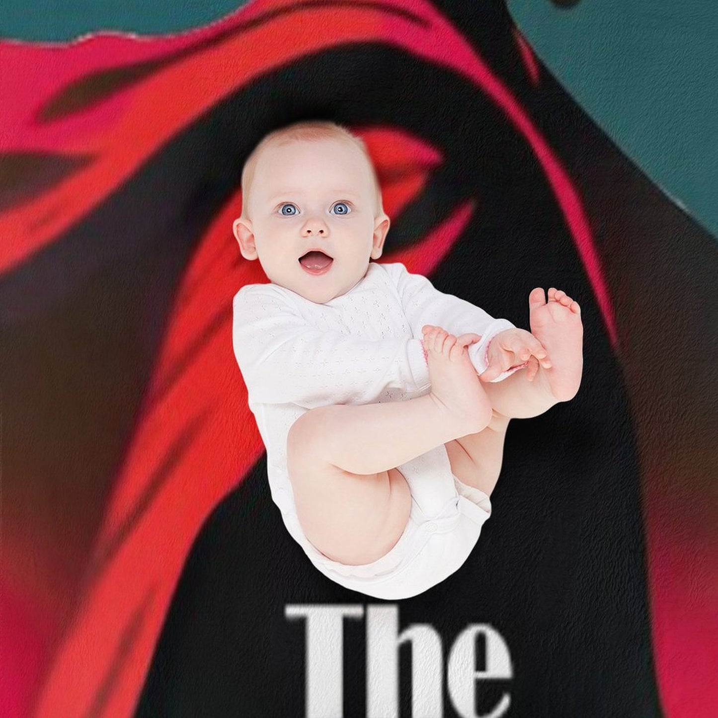 The Shadow Knows Sustainable Throw Blanket