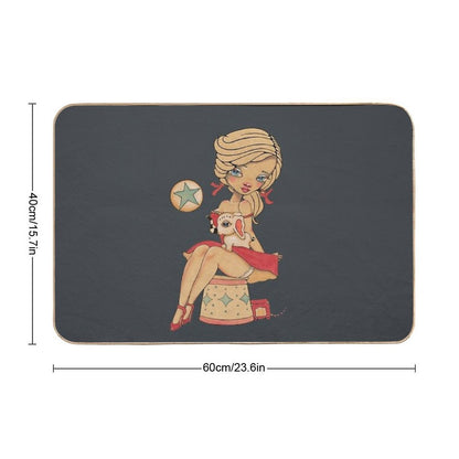 Come, Run Away with Me  Non-Slip Bath Mat