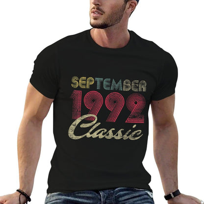 Classic September 1992 Bday Men Women Gifts 30th Birthday  Soft T-Shirt