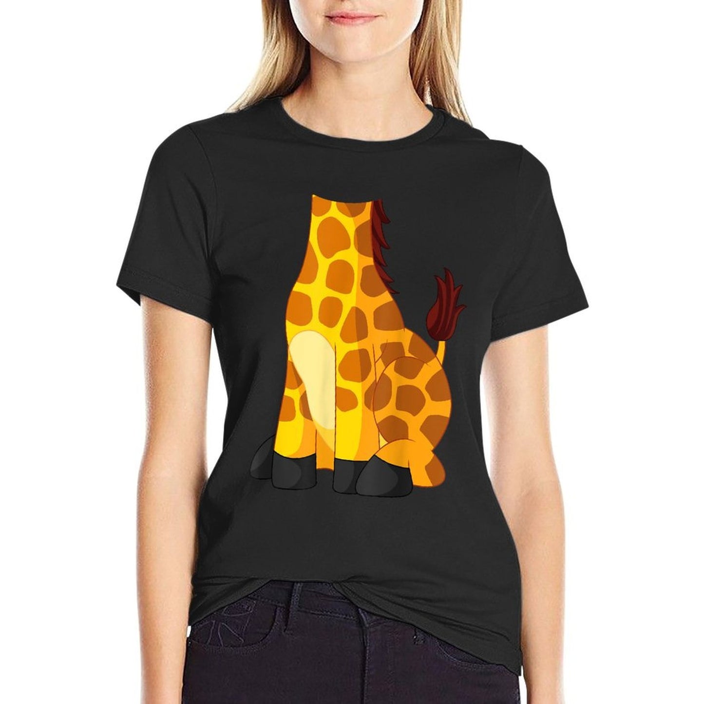 Giraffe for Adults & Kids - Men & Women's Giraffe Costume  Easy-care T-Shirt