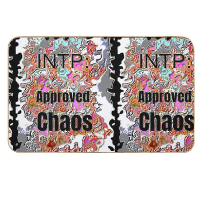 Intp Approved Chaos Poster Fun Durable Bath Mat