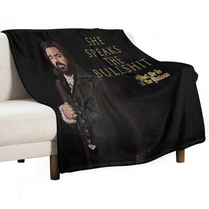 She Speaks The Bullshit - Laszlo Multi-functional Throw Blanket