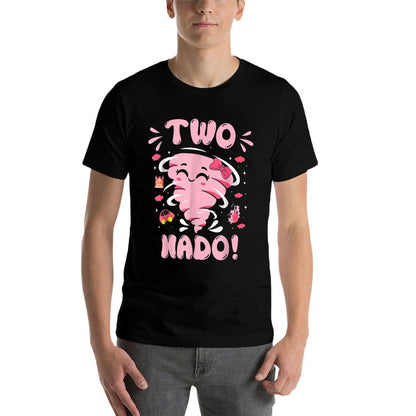 Tornado 2 Year Old Girl Birthday Two Nado 2nd Bday Party  Versatile T-Shirt