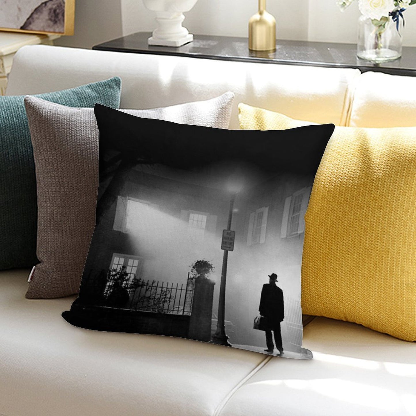 The Exorcist Soft Anti-Pilling Throw Pillow