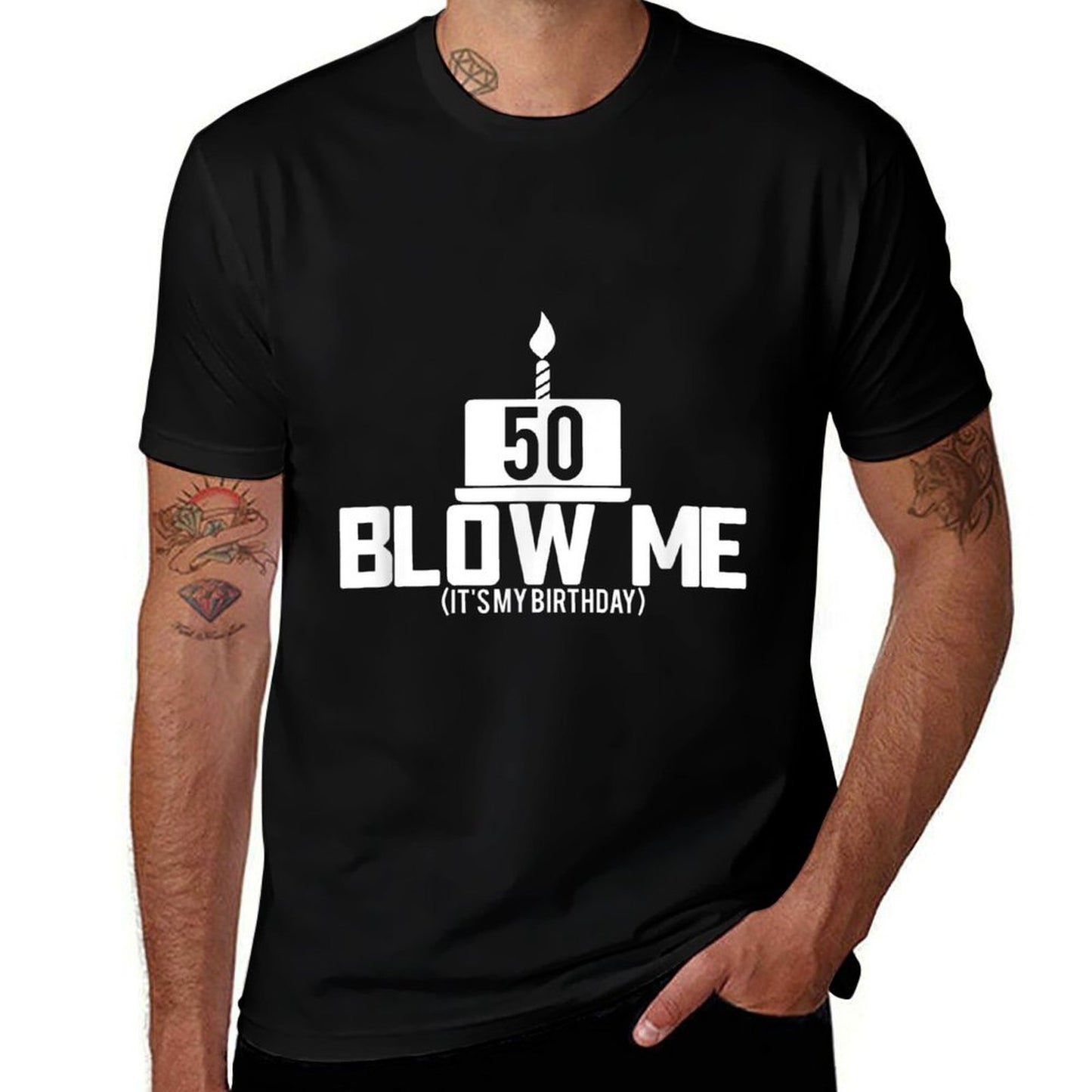 Mens 50th Birthday - Blow Me 50th Birthday Gifts  Soft T-Shirt