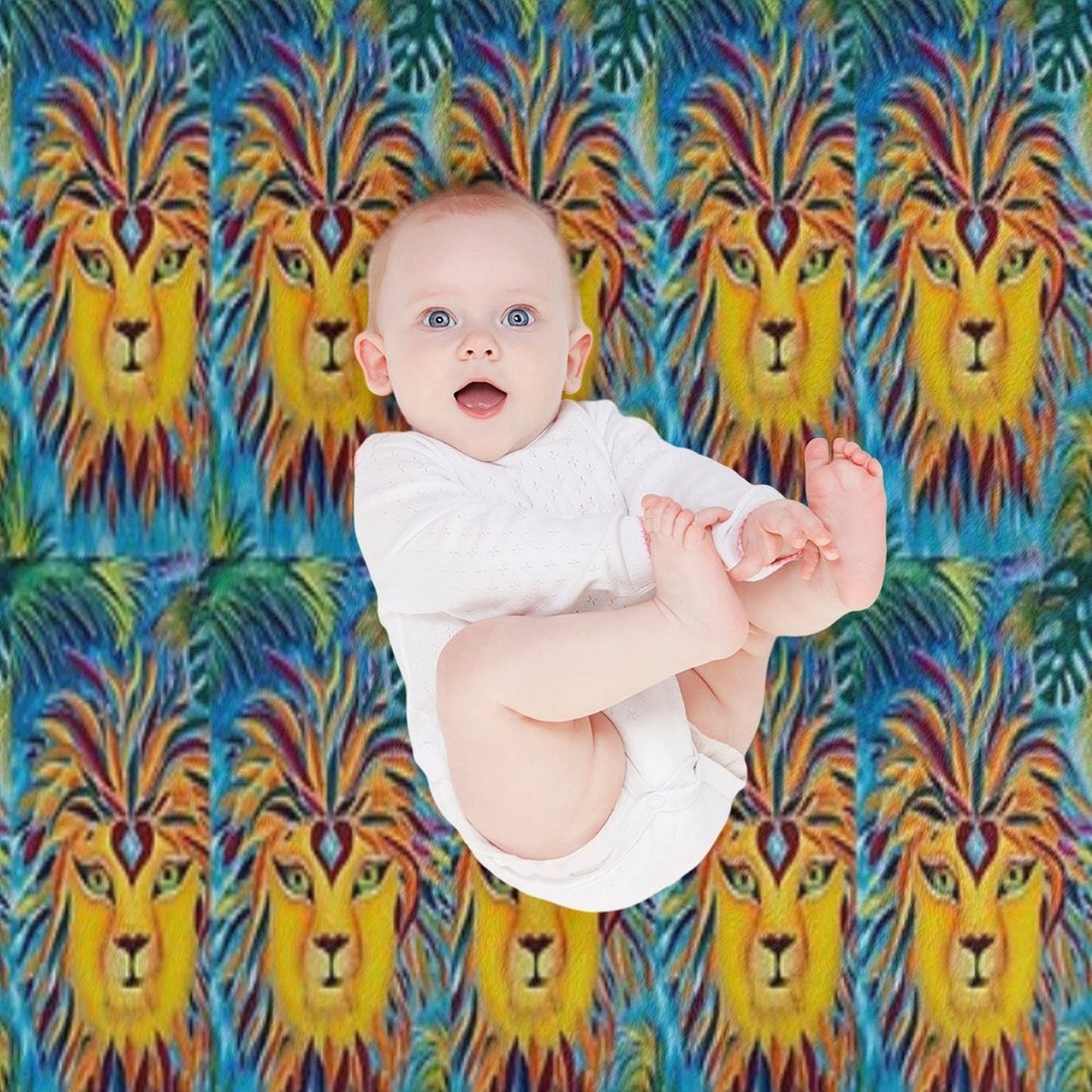 Leo Mirrors Velvety-soft Throw Blanket