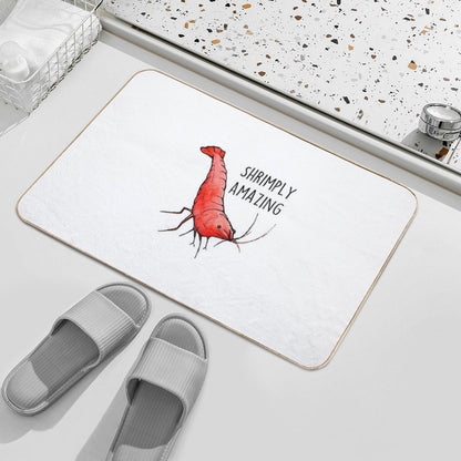 Shrimply Amazing  Slip-Resistant Bath Mat