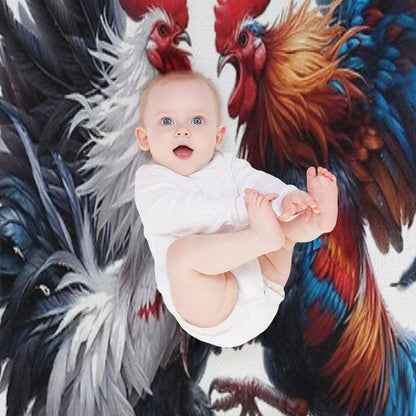 Peleas De Gallos Cockfighter Game Fowl Cockfighting Rooster Comfort Throw Blanket