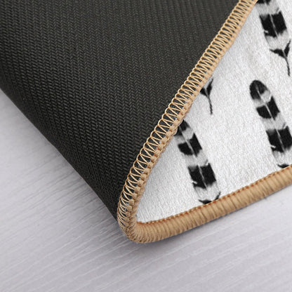 Frozen Feather  Pet-Safe Bath Mat