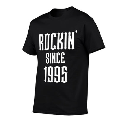 30 Year Old Classic Rock 1995 30th Birthday  Rolled Sleeves T-Shirt
