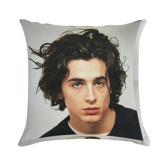 Timothee Chalamet Soft High-Density Material Throw Pillow