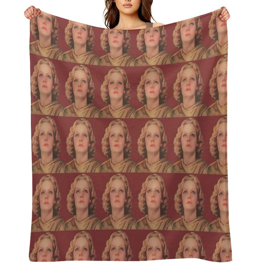 The Divine Garbo GRETA GARBO Movie Legend Quick-dry Throw Blanket