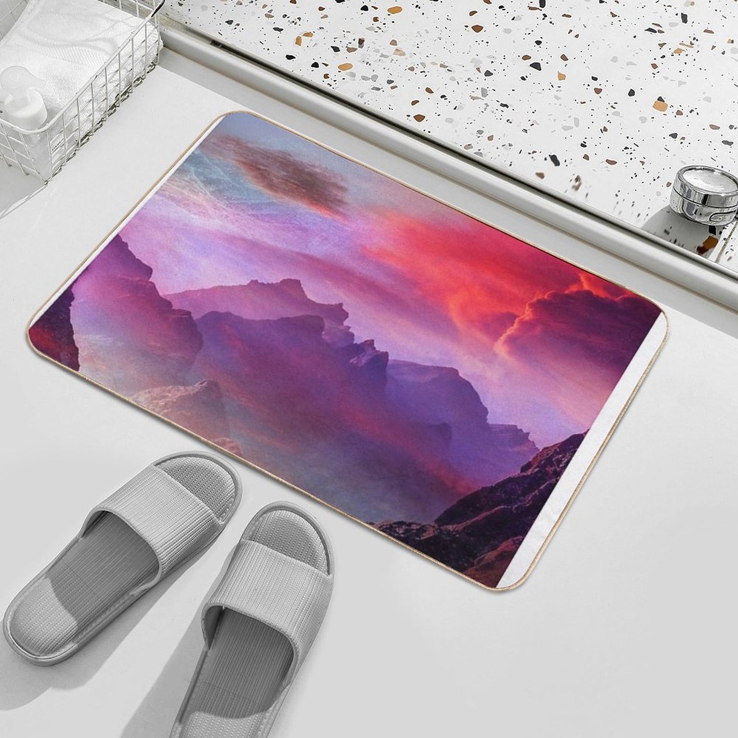 Head In The Clouds  Toxin-Free Bath Mat