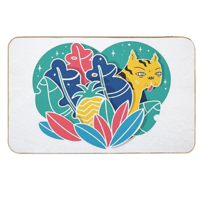 Jungle  Pet-Safe Bath Mat