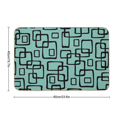 Mid Century Modern Decoration  Non-Slip Bath Mat