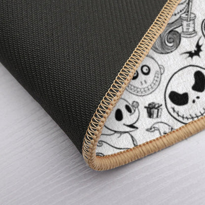 Nightmare before Christmas Pattern  Slip-Resistant Bath Mat