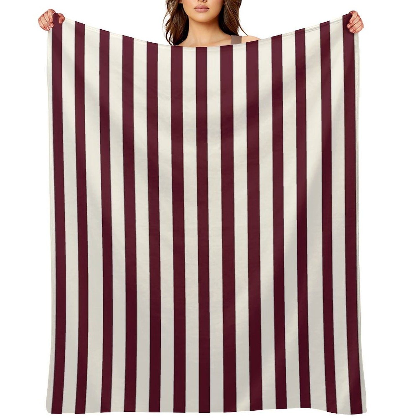 I Love You Long-time Stripes A12 Comfort Throw Blanket