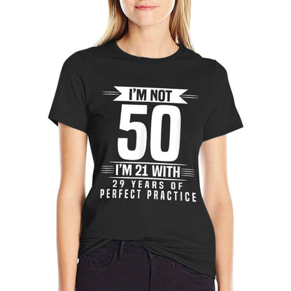 Funny 50th Birthday T  Summer-ready Fabric T-Shirt