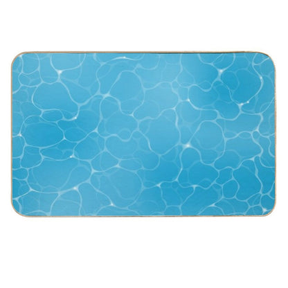 Water Ripple  Easy Maintenance Bath Mat