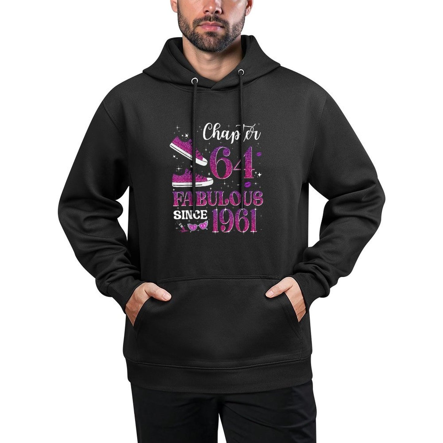 Chapter 64 Fabulous Since 1961 64th Birthday Girl Lady Easy Care Hoodie