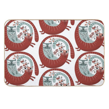 Love Cats  Fade-Resistant Bath Mat