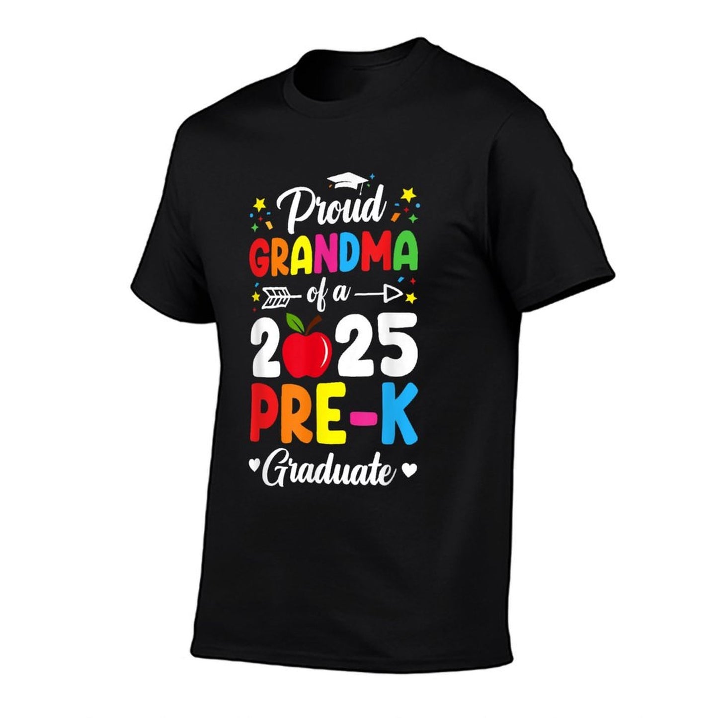 Proud Grandma Class of 2025 Pre-K Graduate Graduation  Vintage-inspired T-Shirt