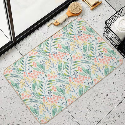 Botanical Garden  Fade-Resistant Bath Mat