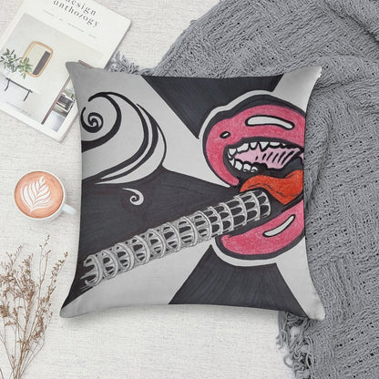 Mouth An Cig Soft Style Accent Throw Pillow