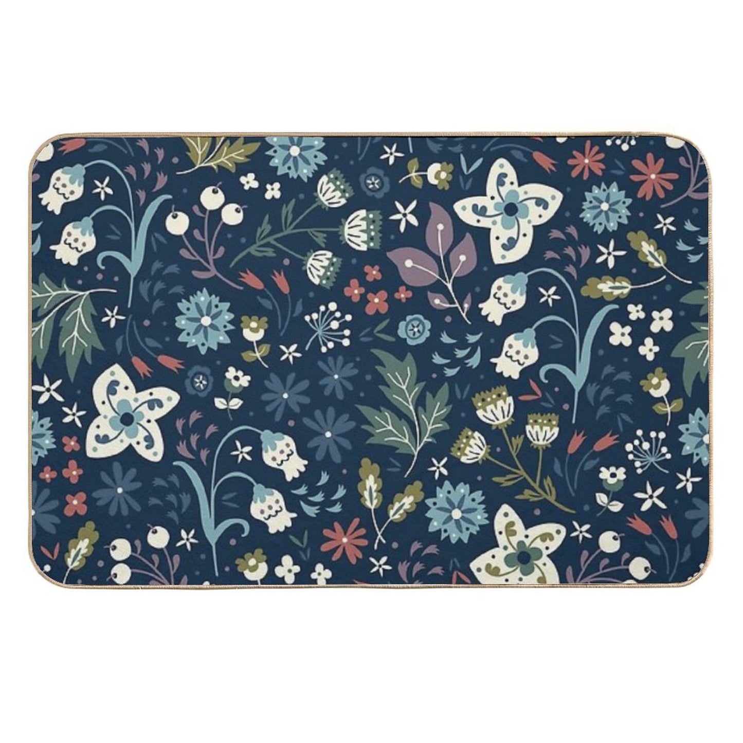 Wild Meadow  Stain-Proof Bath Mat