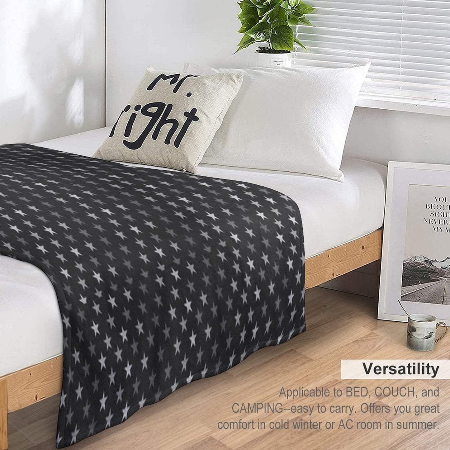 Uneven Pattern #3 Versatility Throw Blanket