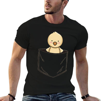 Pocket Animal Cute Chick Chicken in A Pocket  Vintage-inspired T-Shirt