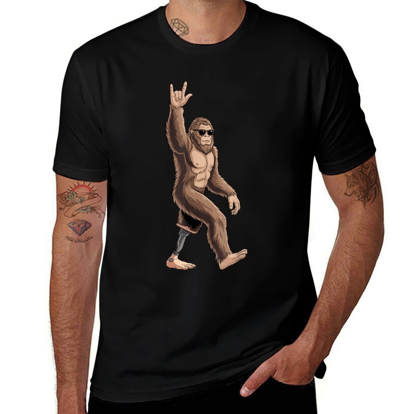 Bigfoot Amputee  Affordable Price T-Shirt