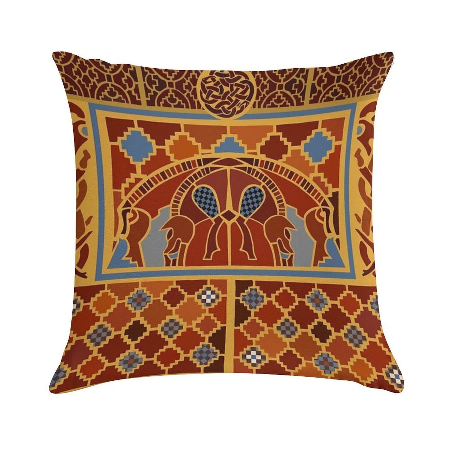 Imagining Sutton Hoo The Boars Soft Gift Ready Throw Pillow