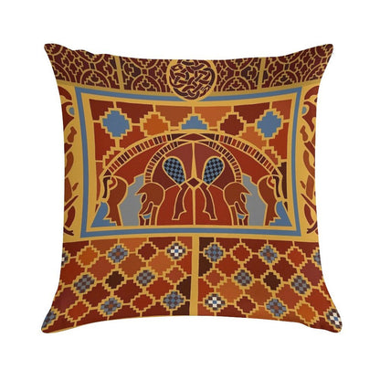 Imagining Sutton Hoo The Boars Soft Gift Ready Throw Pillow