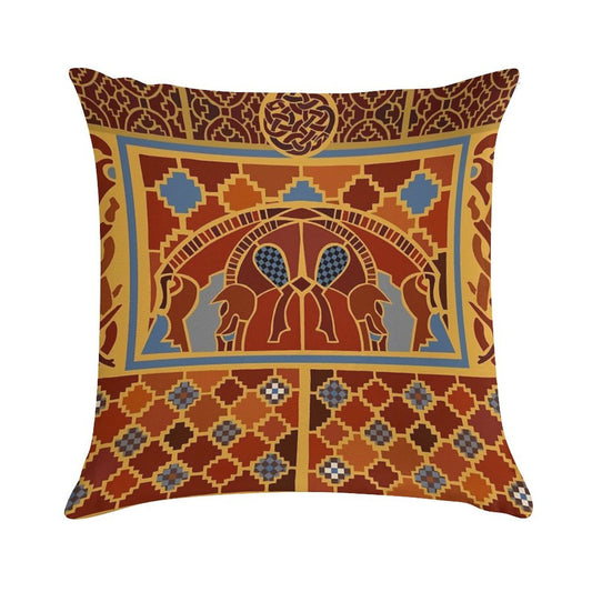 Imagining Sutton Hoo The Boars Soft Gift Ready Throw Pillow