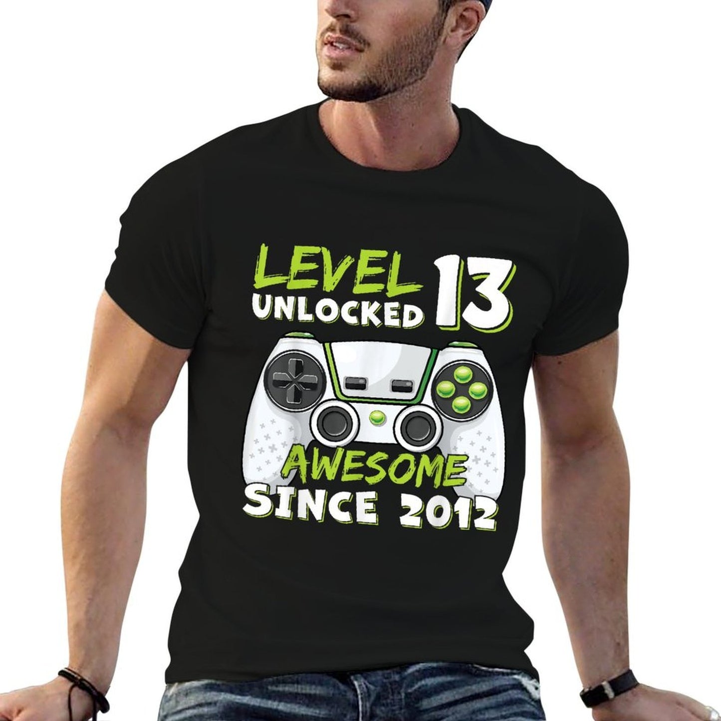 13 Year Old BDay Decorations Son Boy 13yr 2012 13th Birthday  Wrinkle-resistant T-Shirt