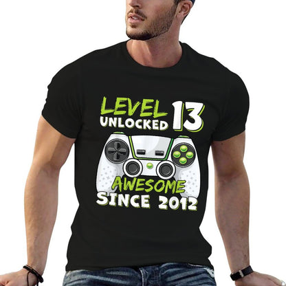 13 Year Old BDay Decorations Son Boy 13yr 2012 13th Birthday  Wrinkle-resistant T-Shirt