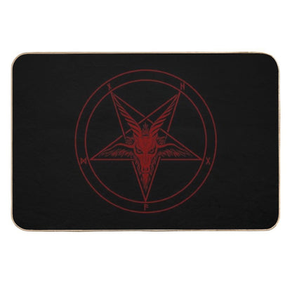 Baphomet Goat  Long-Lasting Bath Mat