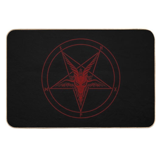 Baphomet Goat  Long-Lasting Bath Mat