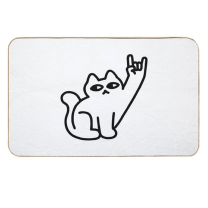 Cats Like Metal  Toxin-Free Bath Mat