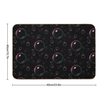 Bubble Collage  Easy Maintenance Bath Mat