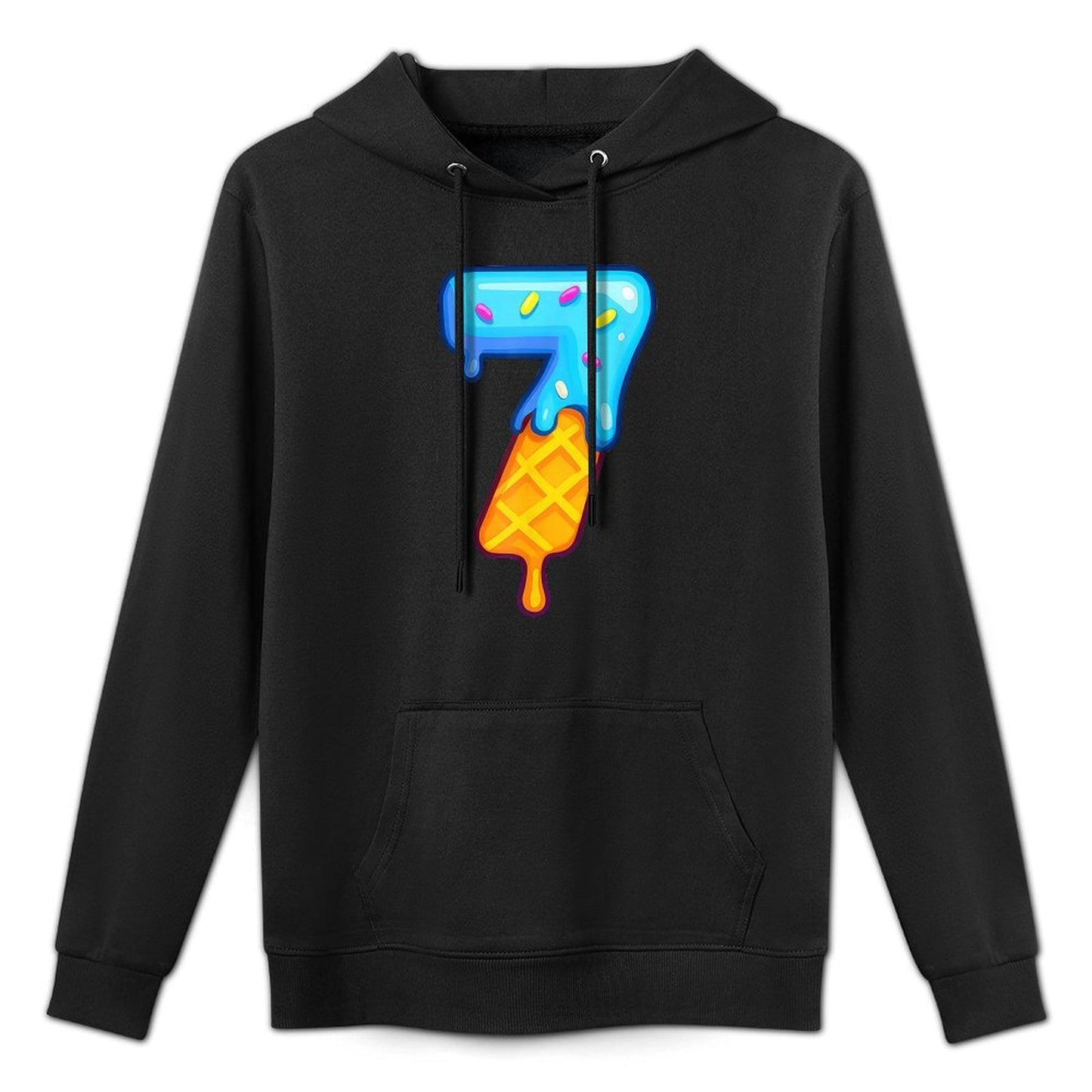 67 Meme Matching Couple Halloween Costume Ice Cream 7 Seven Relaxed Fit Hoodie