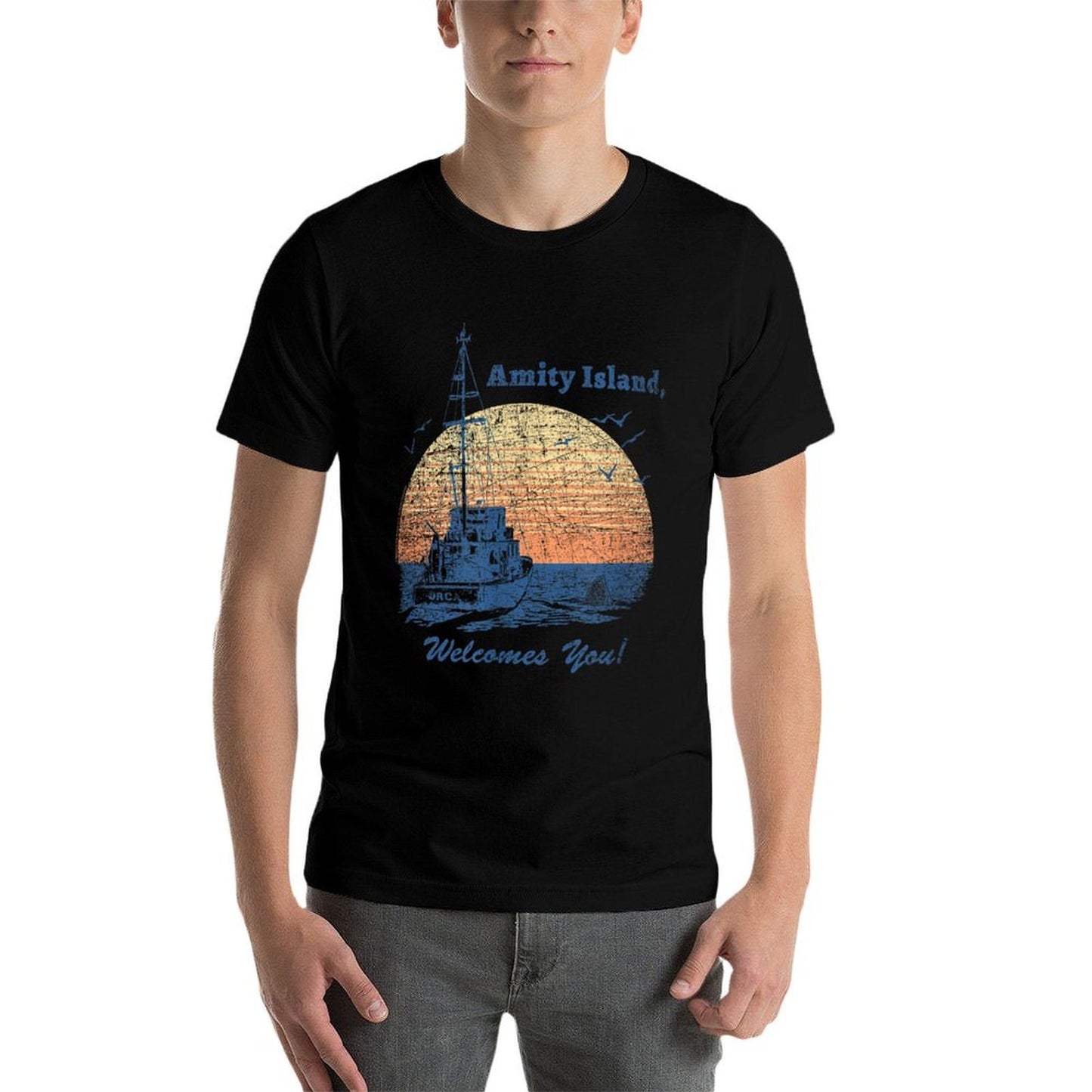 Jaws Vintage Amity Island  Soft T-Shirt