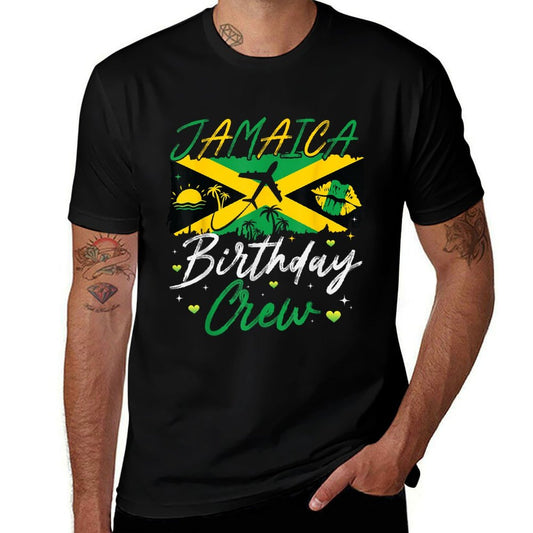 Jamaica Birthday Crew Squad Girls Family Trip 2025 Birthday  Tagless Design T-Shirt
