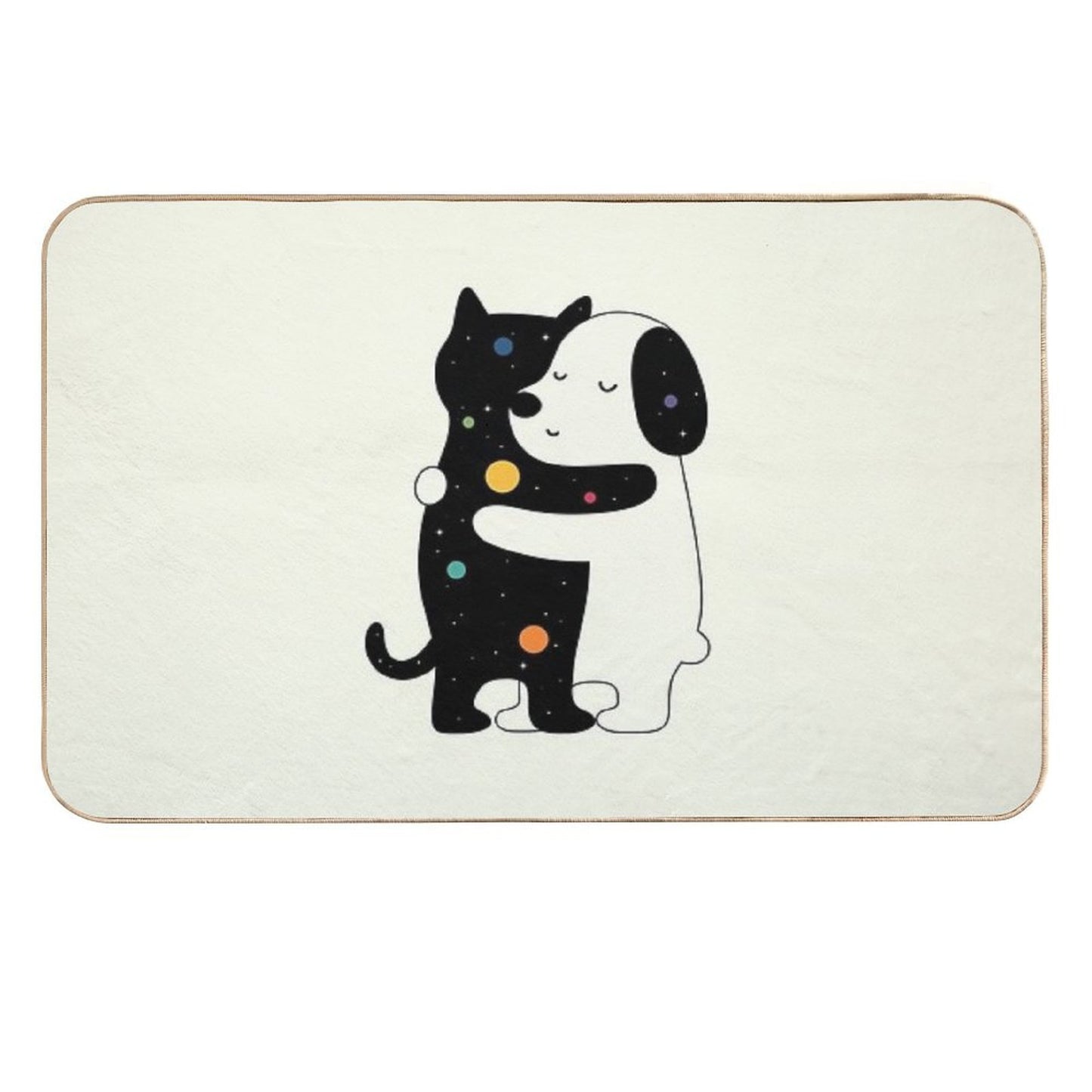 Universal Language  Slip-Resistant Bath Mat