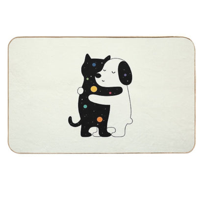 Universal Language  Slip-Resistant Bath Mat